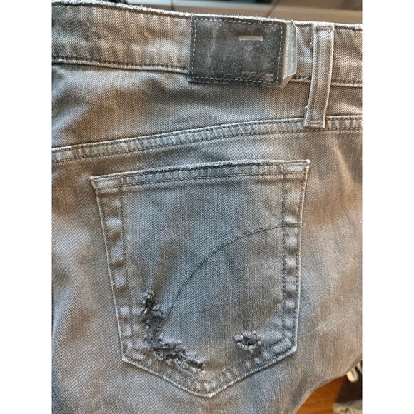 Joes Jeans The Ex-Lover Straight Crop Loose Boyfriend - Black, Distressed Sz 30 - Picture 8 of 9